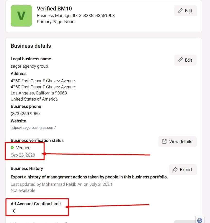 Document Verified BM5 BM10 with Credit Line